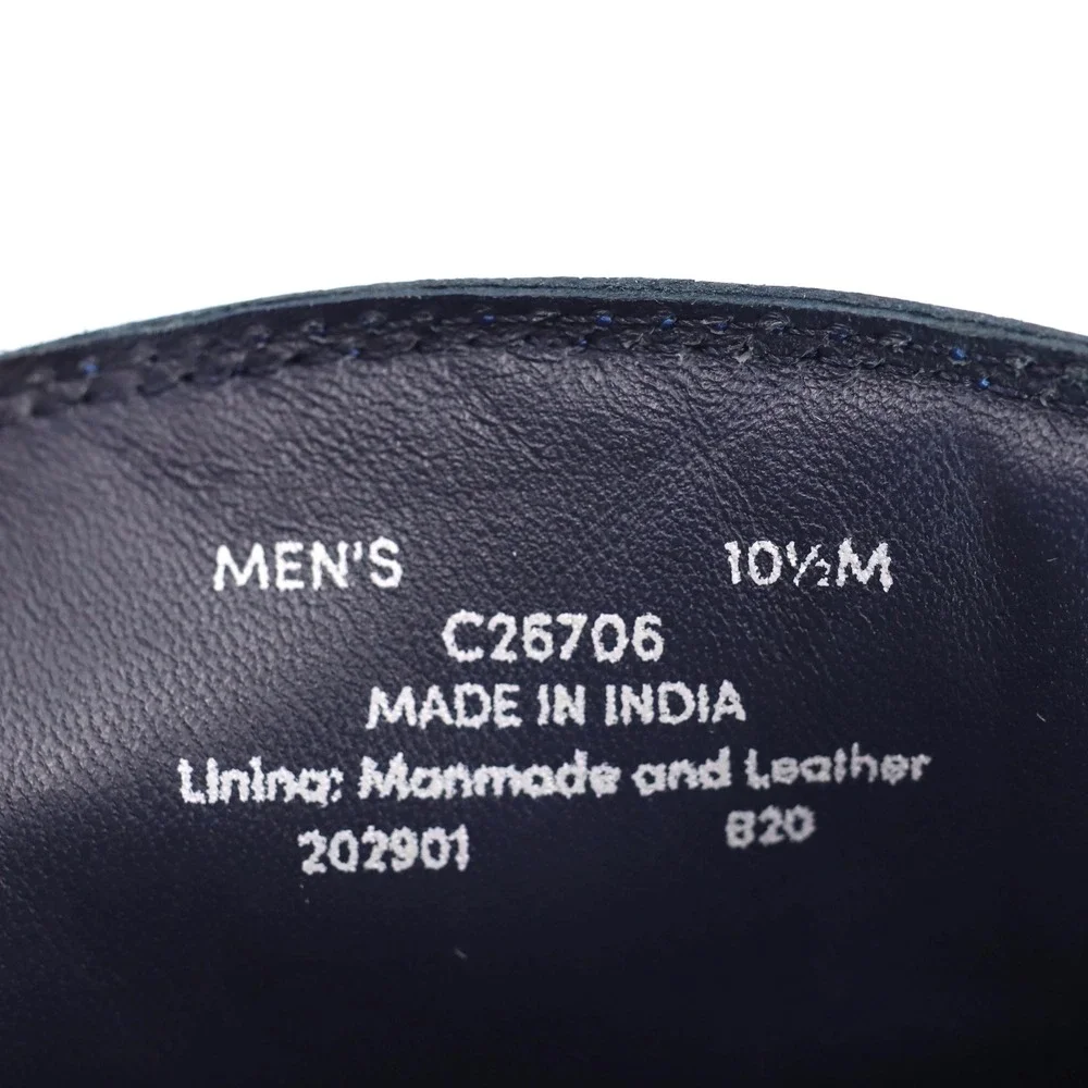 Cole Haan Zerogrand Loafers Mens 10.5 Navy Blue Leather Driving Shoes Casual